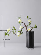 Minimalist Zen Sculptural Blossom Branch Artificial Floral Arrangement