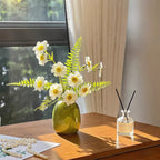 Sunlit Daisy Fern Faux Floral Arrangement