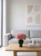 Faux Rose Arrangement - Blush Pink Rose (10 Stems / 10 Roses)