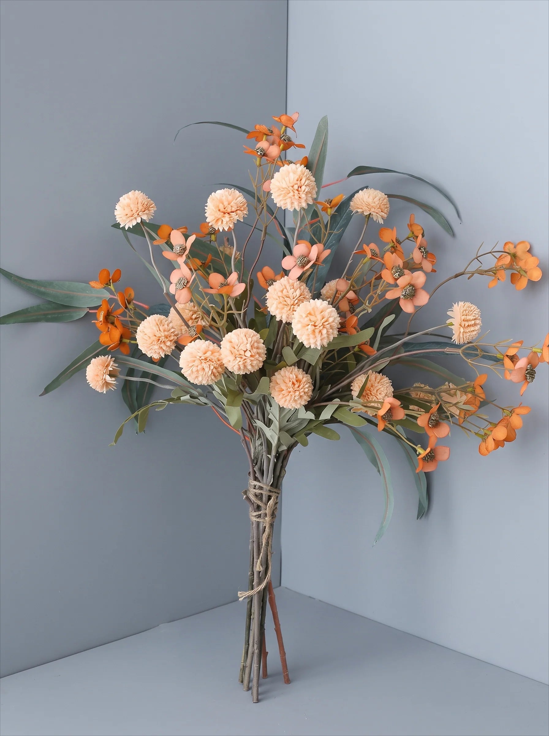 Autumn Wildflower & Dandelion Artificial Floral Arrangement