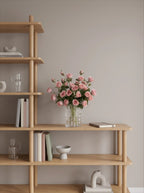 Dusk Blush Rose Faux Floral Arrangement