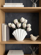 Kunstblumen-Tulpenarrangement - Weiß (10 Stiele / 10 Köpfe)