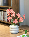 Arrangement floral artificiel Phalaenopsis Corail Rose Doux