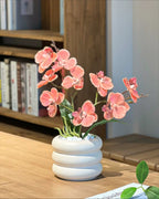 Arrangement floral artificiel Phalaenopsis Corail Rose Doux