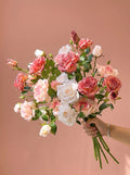 Blush Rose Symphony Artisan Faux Floral Arrangement