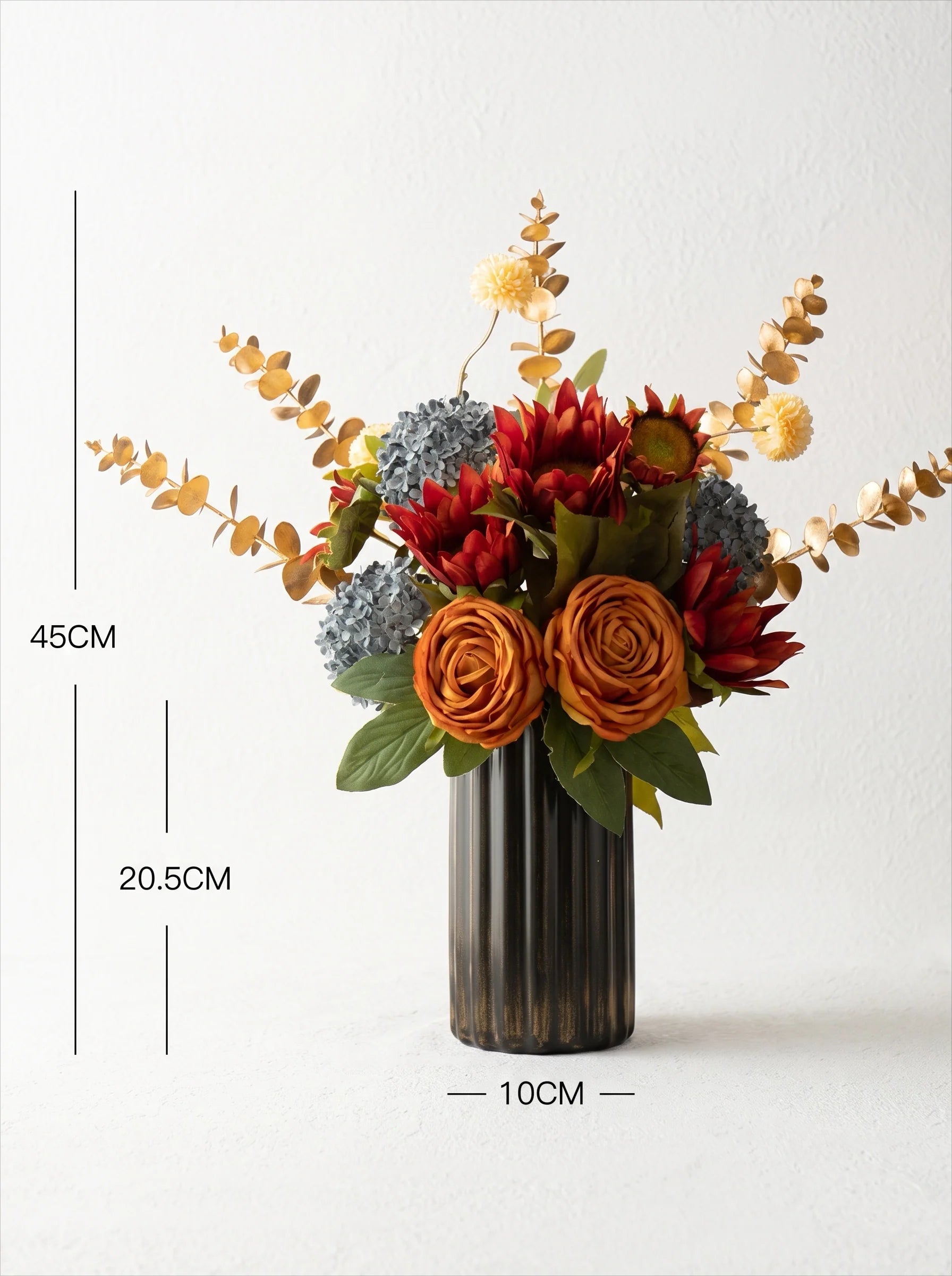 Neprozen schikking - herfst - gemengde tinten bloemen