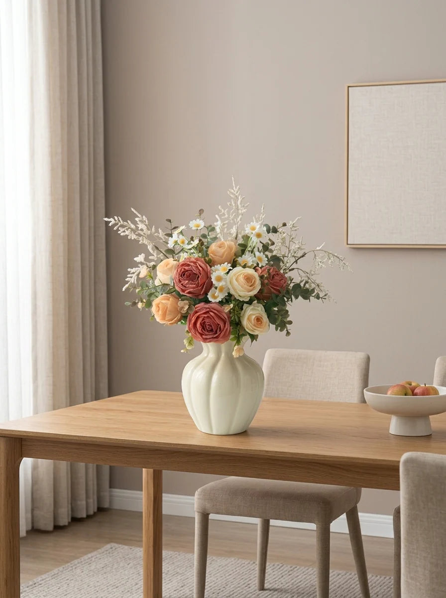 Luxe Blush Serenity Ensemble Faux Floral Arrangement