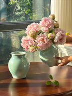 Celadon Green Crackle Glaze Vase