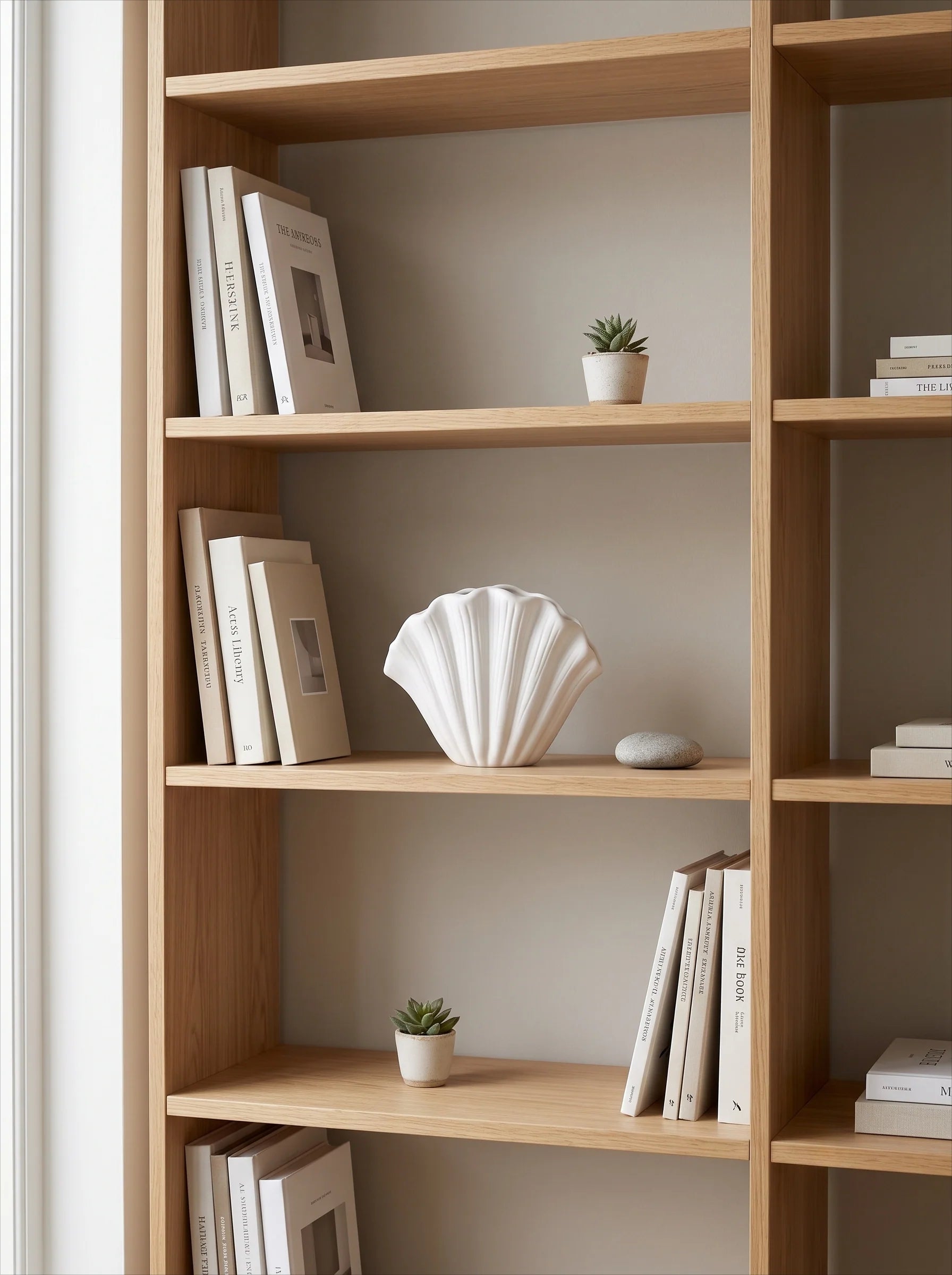 Shell Vase - White
