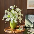 Nordic Luxury White Jasmine Artificial Floral Arrangement