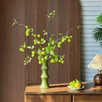 Luxury Oriental Zen Green Berry Artificial Floral Arrangement