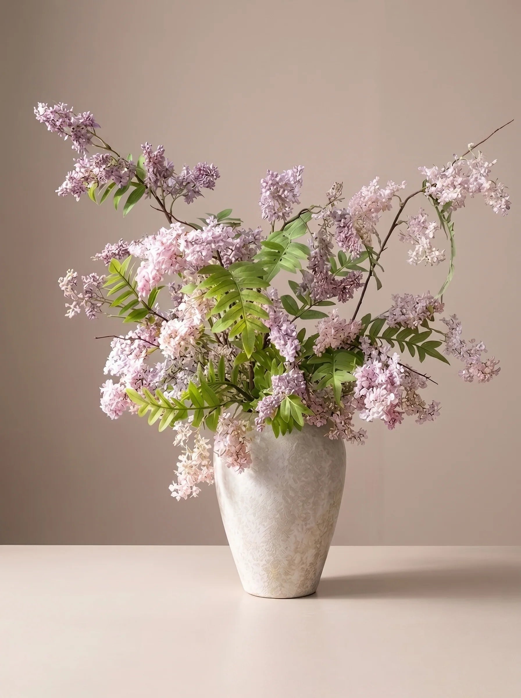 French Luxury Lilac Jasmine Artificial Floral Arrangement
