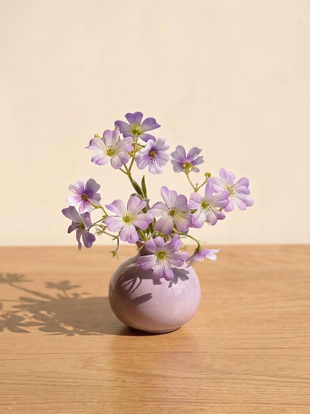 Lavender Clematis Whisper Artisan Faux Floral Arrangement
