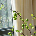 Luxury Oriental Zen Green Berry Artificial Floral Arrangement
