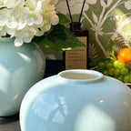 Dreamy Blue Butterfly Hydrangea Artificial Floral Arrangement