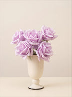 Faux Rose Arrangement - Lavender Rose (5 Stems / 5 Roses)
