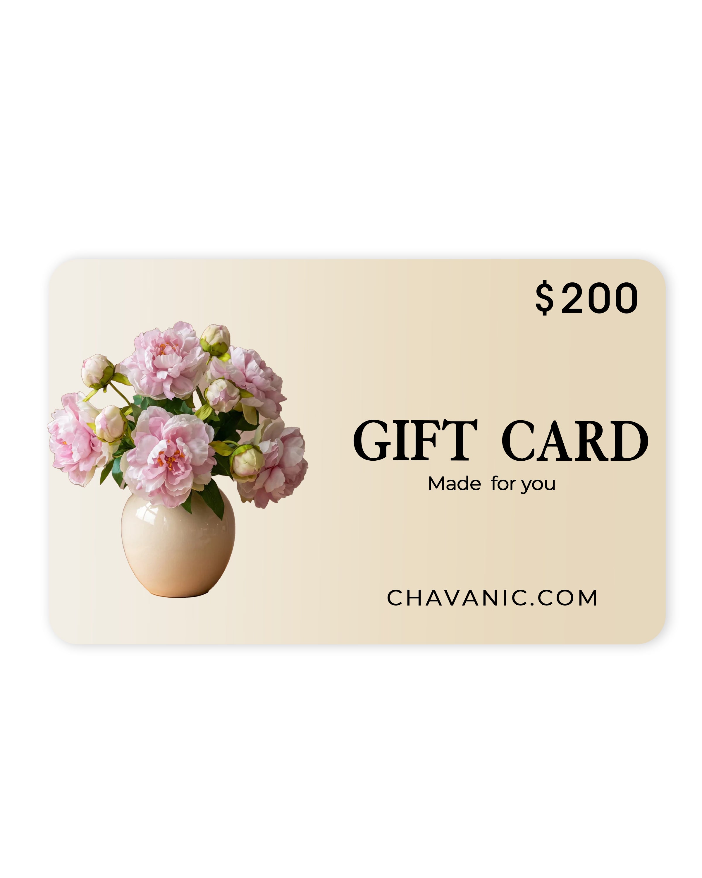 Chavanic E-Gift Card