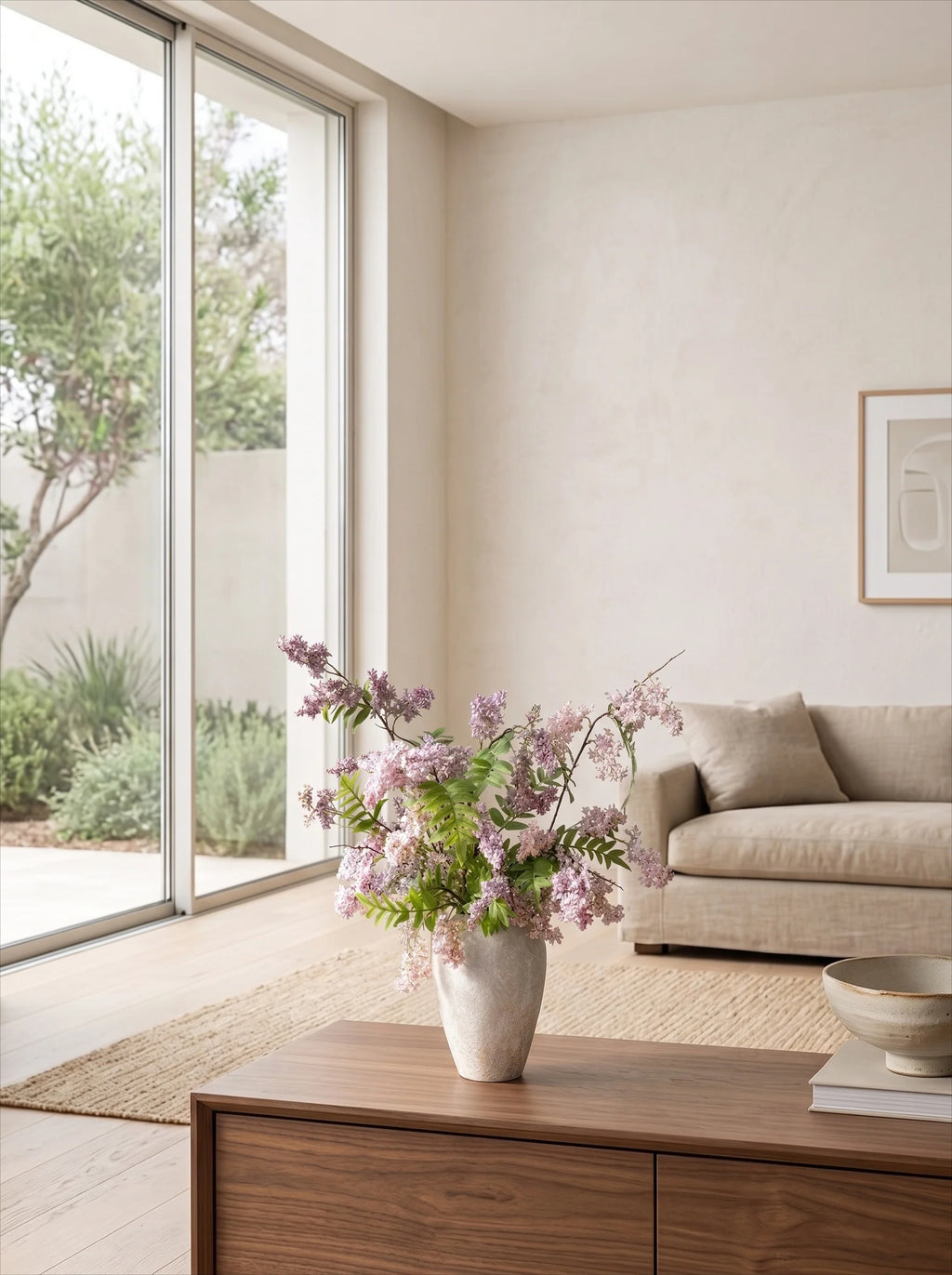 French Luxury Lilac Jasmine Artificial Floral Arrangement