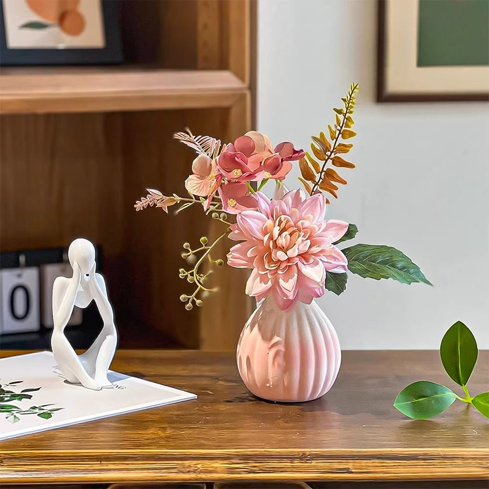 Ethereal Blush Dahlia Nook kunstbloemstuk