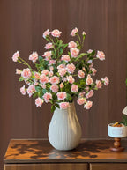 Blush Bubble Rose Künstliche Blumenarrangement