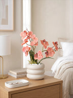 Sanftes Korallenrosa Phalaenopsis Künstliches Blumenarrangement