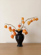 Faux Physalis Flower Arrangement - Light Orange (3 Stems)