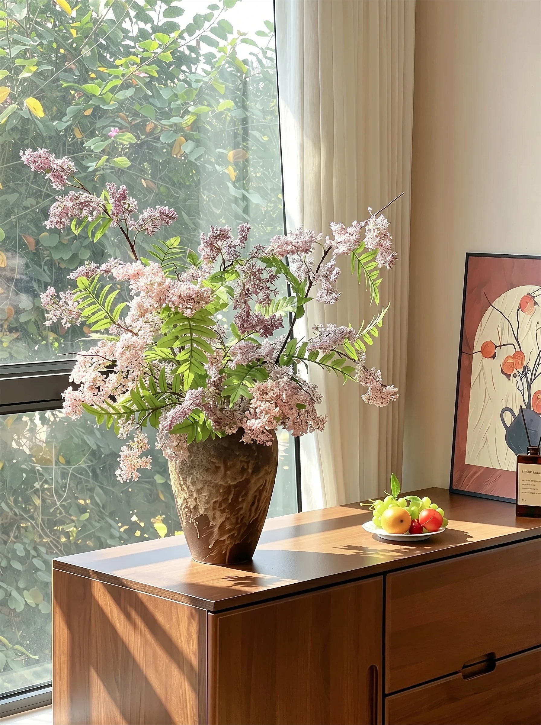 French Luxury Lilac Jasmine Artificial Floral Arrangement