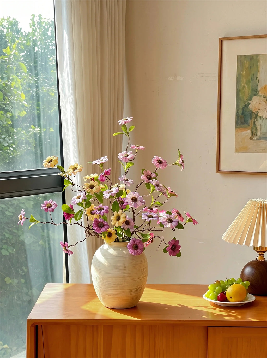 Delicate Multi-Tone Chamomile Artificial Floral Arrangement