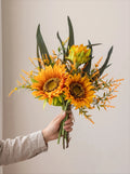 Sunny Splendor Sunflower Artificial Floral Arrangement