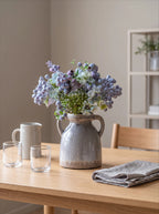 Elegant Blue-Purple Faux Blueberry & Berry Branch Arrangement