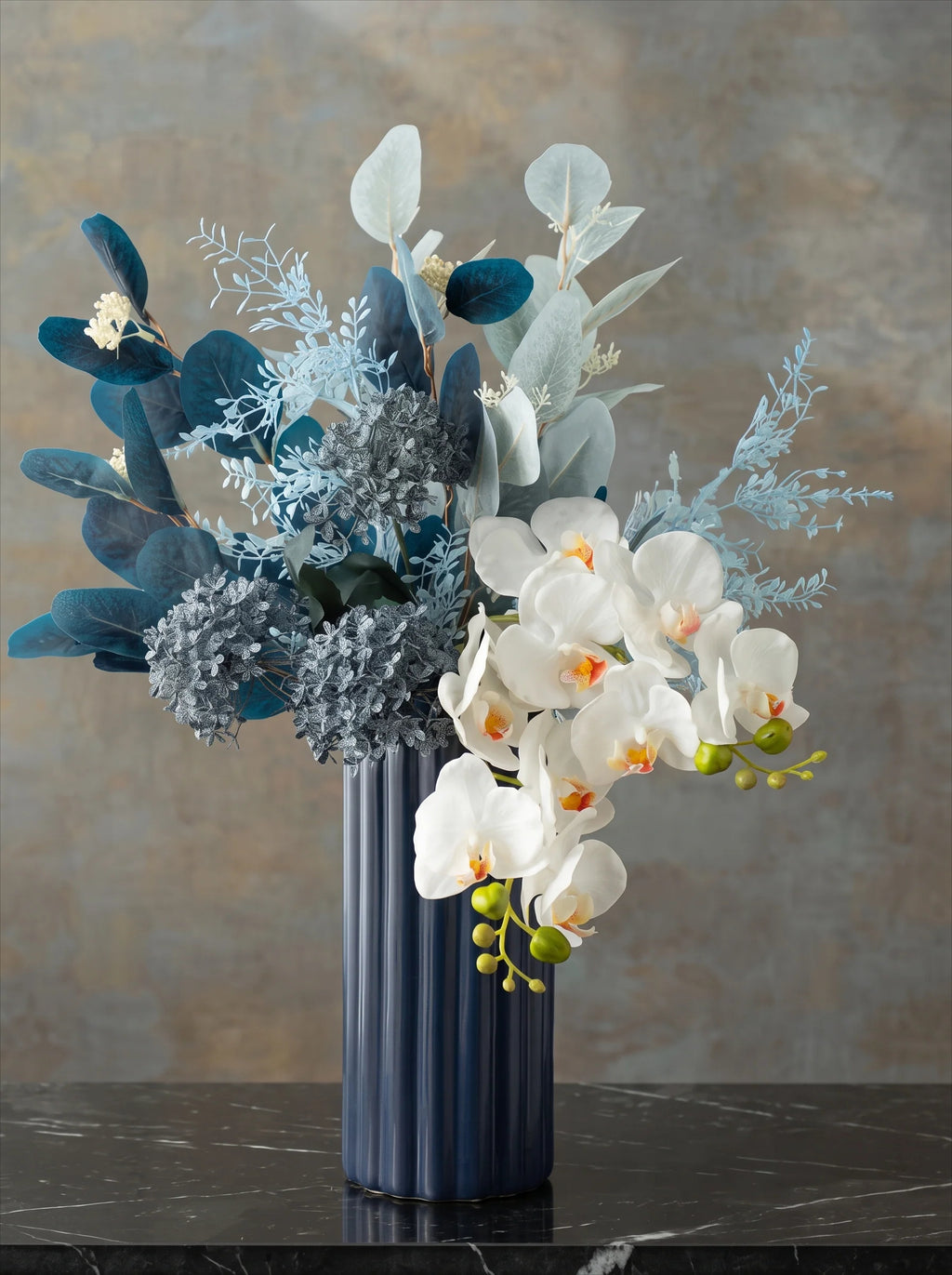 Morandi-Toned Artificial Floral Arrangement