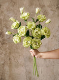 Elegantes Grünes Lisianthus Künstliches Blumenarrangement