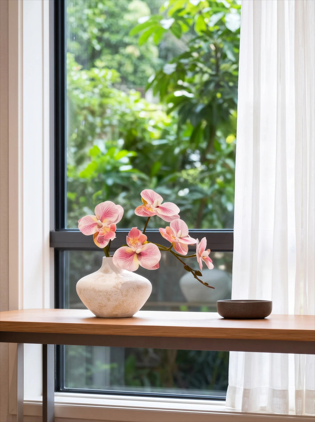 Künstliches Blumenarrangement Sanfte Blush Phalaenopsis