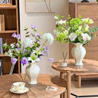 Serene Lavender Blossom Tabletop konstgjord blomsterarrangemang