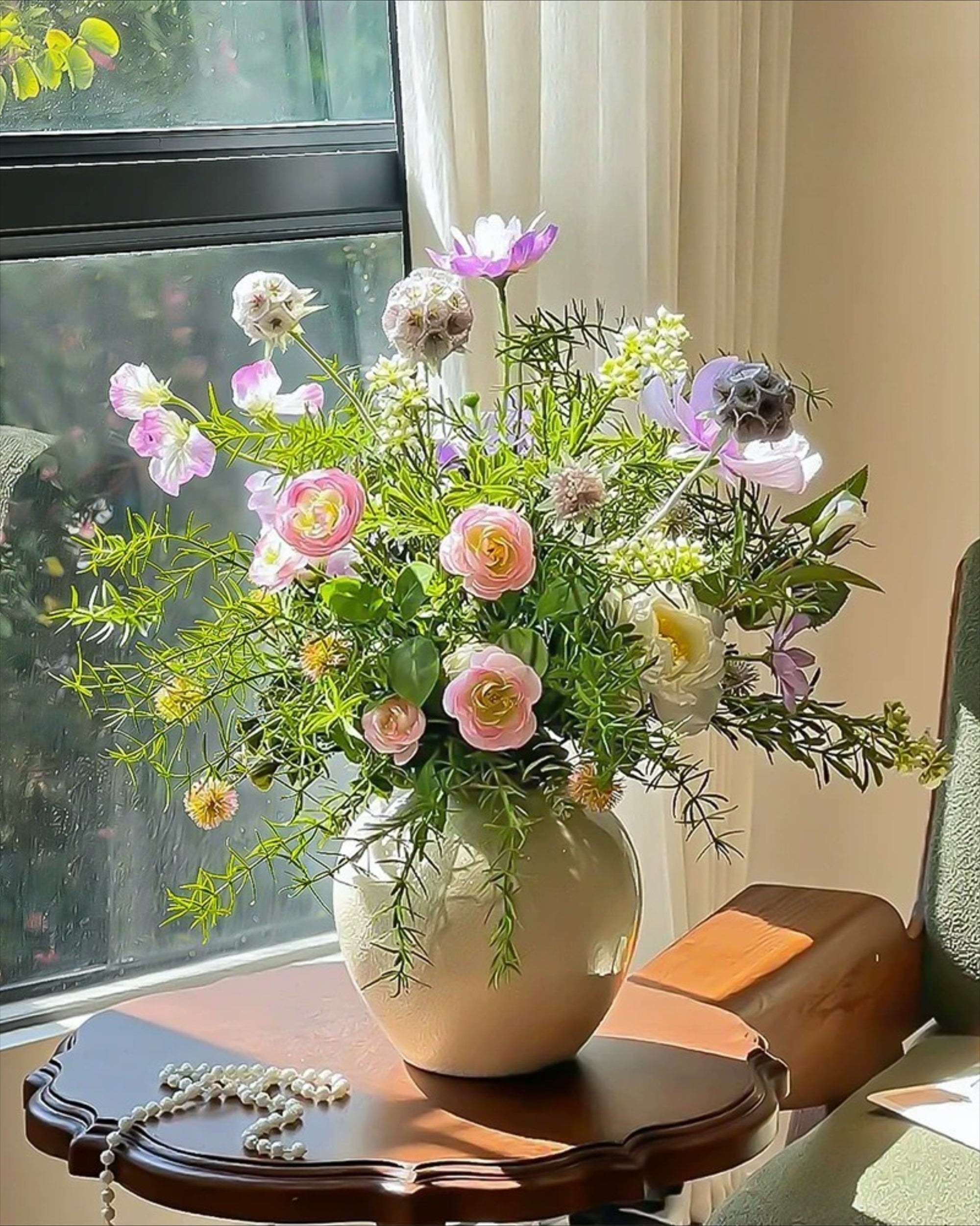 Enchanted Forest Whisper Faux Floral Arrangement