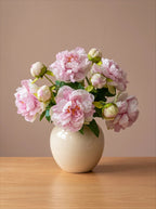 Blush Peony Bloom Faux Floral Arrangement