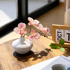 Soft Blush Phalaenopsis Faux Floral Arrangement