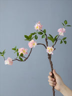 Minimalist Zen Sculptural Blossom Branch Artificial Floral Arrangement