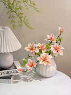 Luxe Ombré Magnolia Tabletop Faux Floral Arrangement