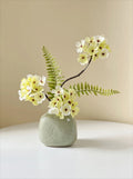 Minimalist Fresh-Looking Plumbago Mini Artificial Floral Arrangement