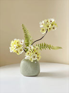 Minimalist Fresh-Looking Plumbago Mini Artificial Floral Arrangement