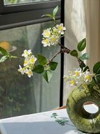 Luxury Minimalist Faux Spirea Blossom Artificial Floral Arrangement