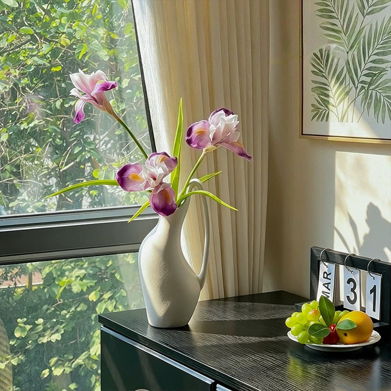 Minimalist Gradient Iris Artificial Floral Arrangement