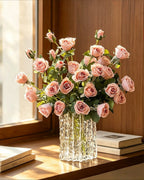 Schemer Blush Roos Faux Bloemstuk