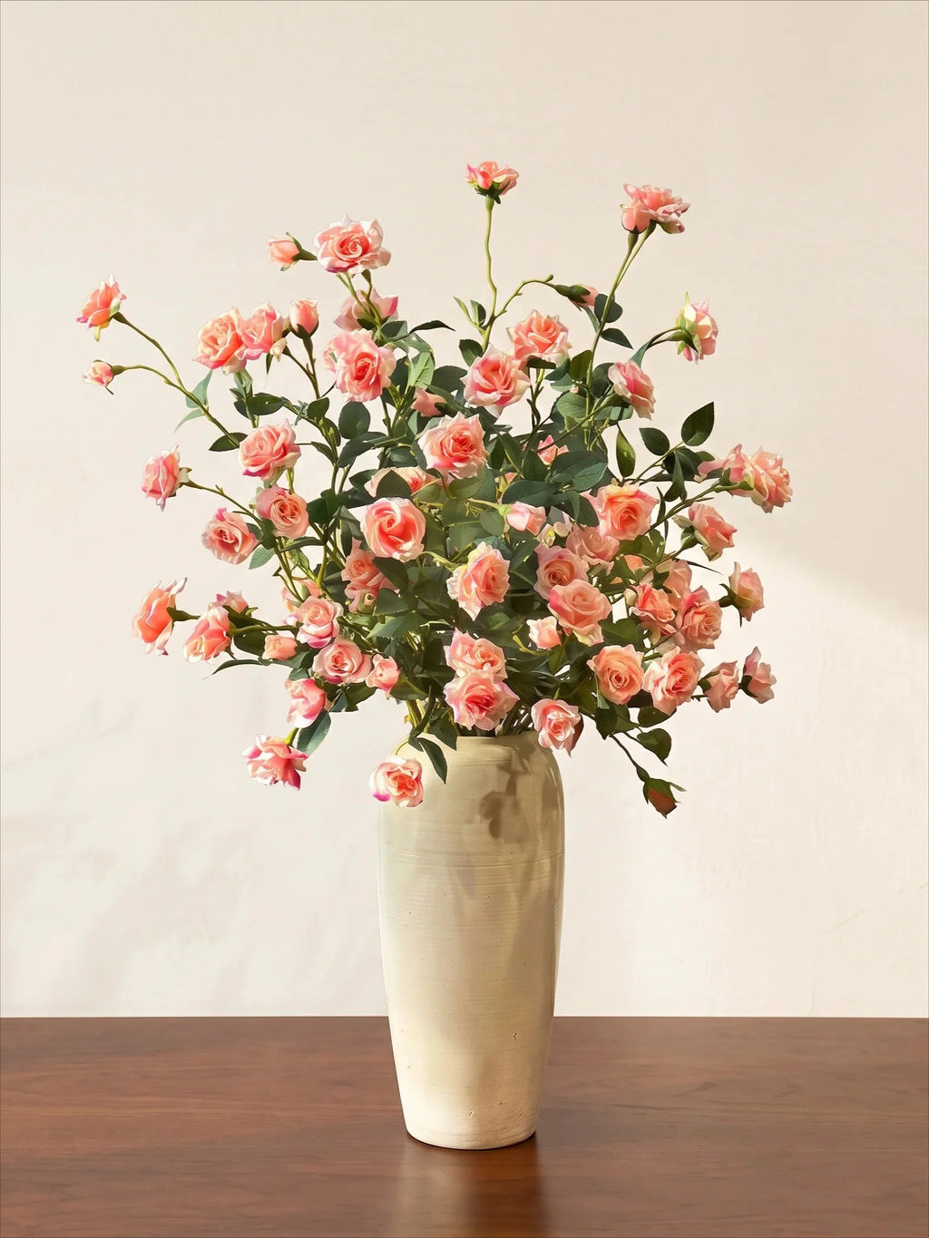 Blush Bubble Rose konstgjord blomsterarrangemang