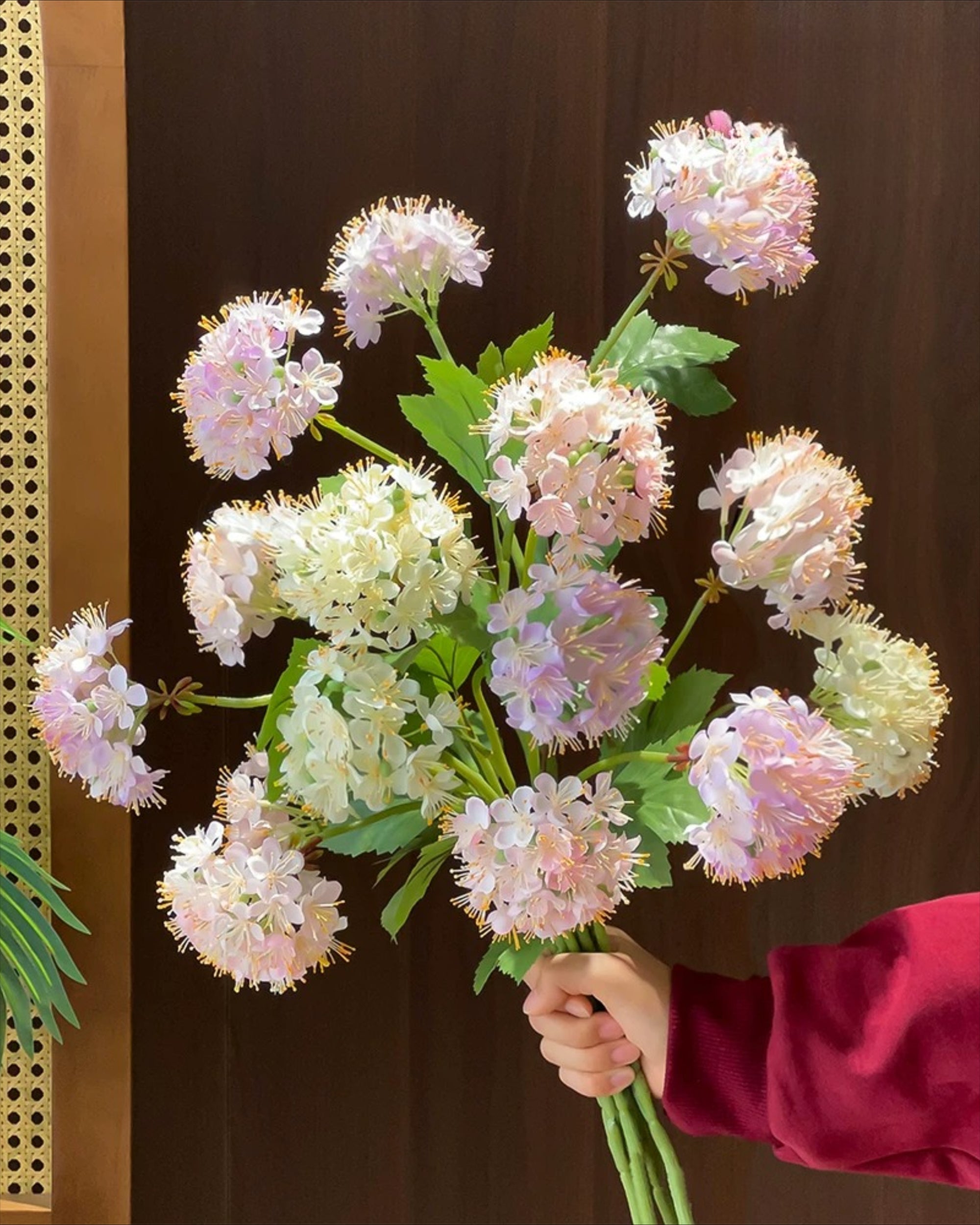 Pastel Whisper Hydrangea Faux Floral Bouquet