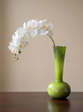 Elegante Witte Phalaenopsis Kunstorchidee Stengel