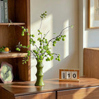 Luxury Oriental Zen Green Berry Artificial Floral Arrangement