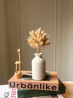 Faux Pampas Grass & Blossom Neutral Artisan Arrangement