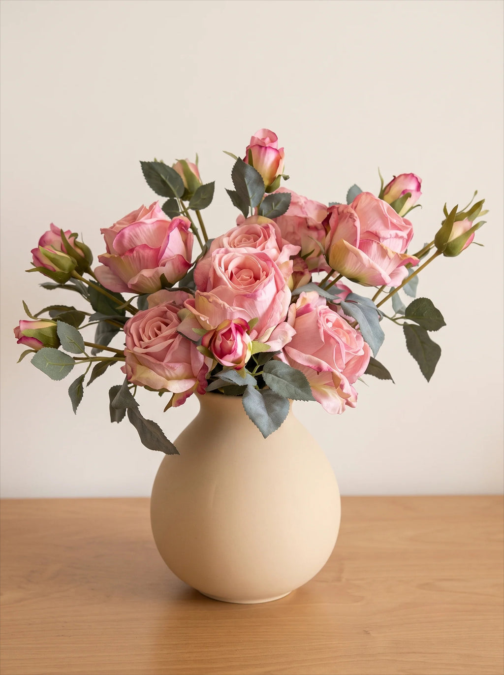 Vase globe texturé - Beige